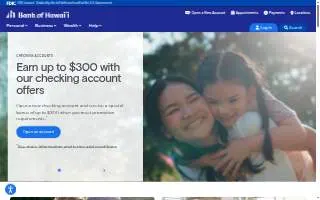 Bank of Hawaii website