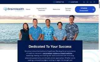 Brain Health Hawaii website