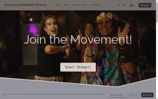 Musical Movement Studio of Mililani Town website