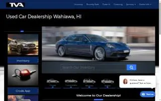 Top Value Auto website
