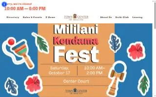 Town Center of Mililani website