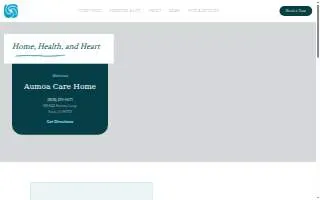 Aumoa Care Home website