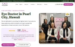 Clear Sight Hawaii website