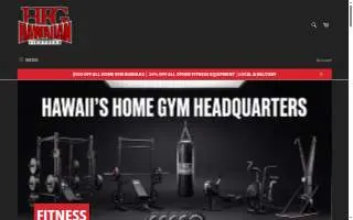 Hawaiian Fight Gear HFG (Fitness Showroom) website
