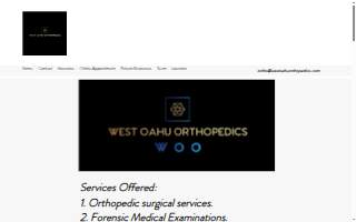 West Oahu Orthopedics, Inc. of Waipahu