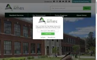 Ames City Inspection website