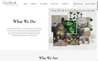 Clear Brook Counseling Professionals website