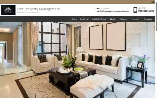 First Property Management of Ames website