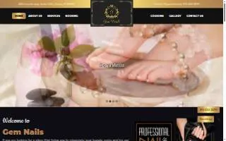 Gem Nails website