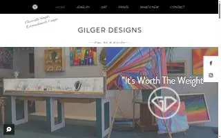 Gilger Designs website