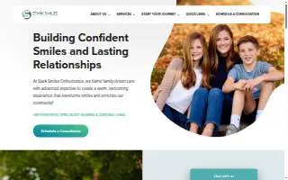 Stark Smiles website