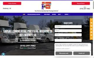 Des Moines Mobile Wash website