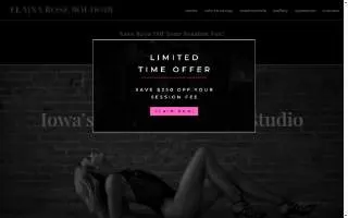 Elaina Rose Boudoir website