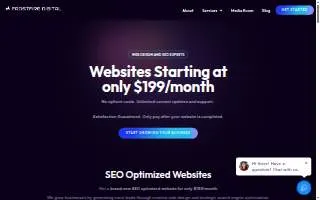 FrostFire Digital Web Design and SEO Experts website