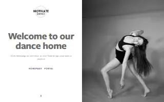 Motivate Dance website