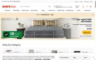 Bob's Discount Furniture and Mattress Store of Bettendorf website