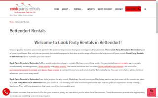 Cook Party Rentals of Bettendorf