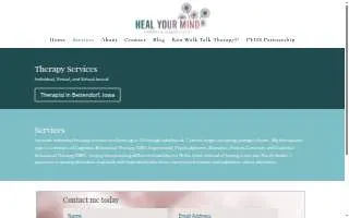 Heal Your Mind Therapy & Consultation website
