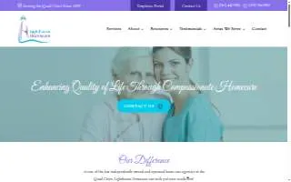 Lighthouse Homecare of Bettendorf website