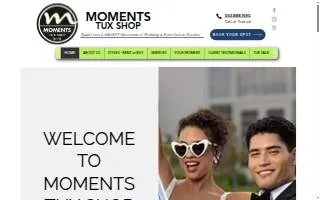 Moments Tux Shop website