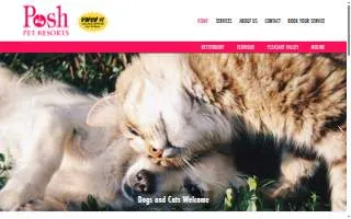 Posh Pet Resorts of Bettendorf website
