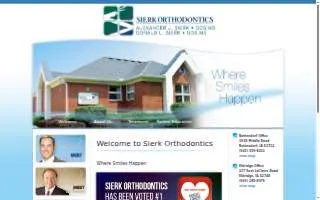 Sierk Orthodontics website