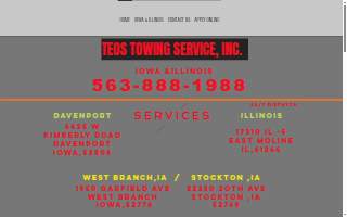Teos Towing Service, INC. of Bettendorf
