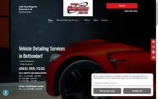 Total Detailing Auto Spa of Bettendorf website