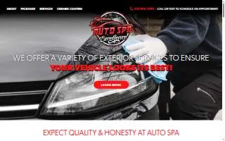 Iowa Auto Spa website