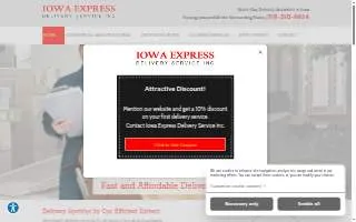 Iowa Express Delivery Service Inc website