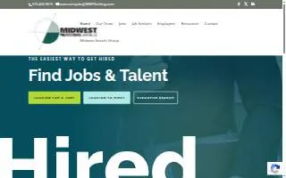 Midwest Professional Staffing & Midwest Search Group LLC of Boone website
