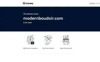 Modern Boudoir LLC website