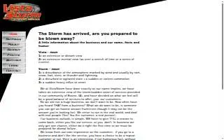 Vistastorm website