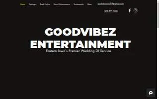 GoodvibeZ Entertainment website