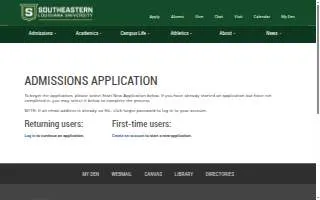 Southeastern Community College website