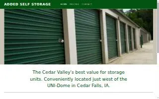 Added Self-Storage website