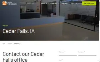 CMBA Architects of Cedar Falls website