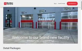 Dan Deery Detail & Reconditioning Center website