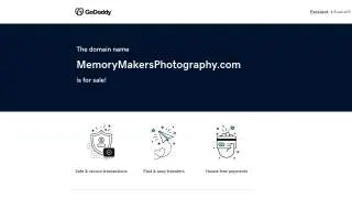 Memory Makers Photography website