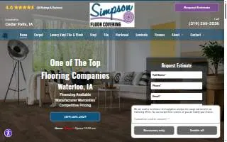 Simpson Floor Covering website