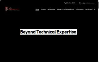 Pro Video Inc. website