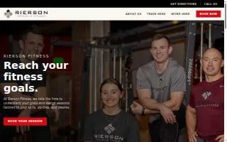 Rierson Fitness website
