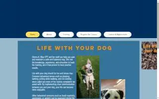 Big River Canine Coach website