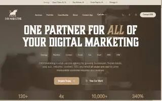 OXN Marketing website