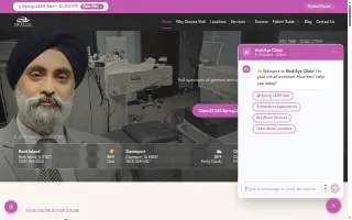 Virdi Eye Clinic website