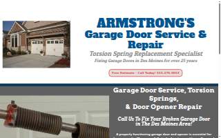 Armstrong’s Garage Door Service And Repair of Clive