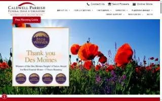 Caldwell Parrish Funeral Home & Crematory - Adel Chapel website