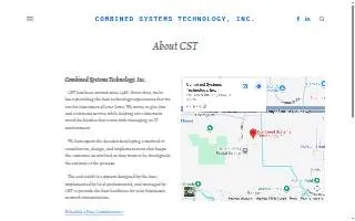 Combined Systems Technology, Inc. website