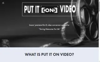 Put It On Video website