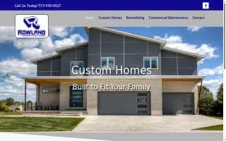 Rowland Construction Company website